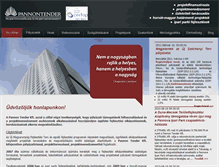 Tablet Screenshot of pannontender.eu